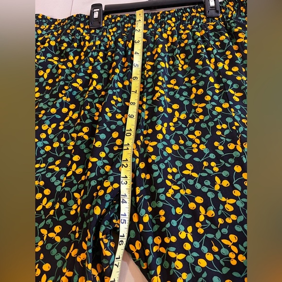 Curations wide legs pants Size 1XP 100% ViscosesLemons 🍋 Vibrantmaternity pants - Picture 9 of 16